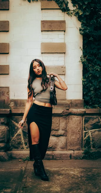 Vestido Midi Canelado